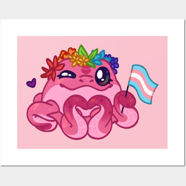 Pride Pretzel Trans Wall Art by EnchantedAnimal